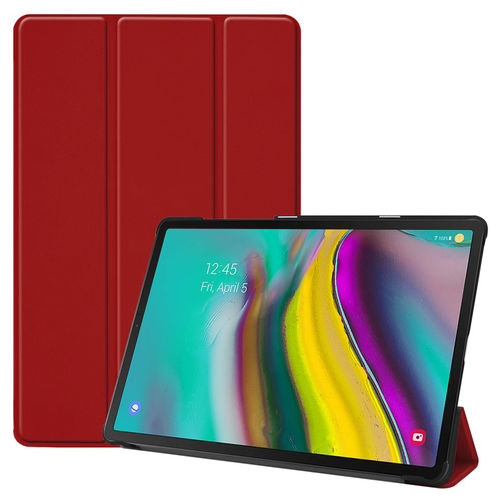 Trifold Smart Case & Stand for Samsung Galaxy Tab S5e - Red